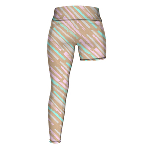 Pantalones de compresión deportivos para hombre de secado rápido y transpirables de Spandex/Poliéster, manguitos de baloncesto de una pierna, leggings con cintura elástica para hombre - Product Image 2