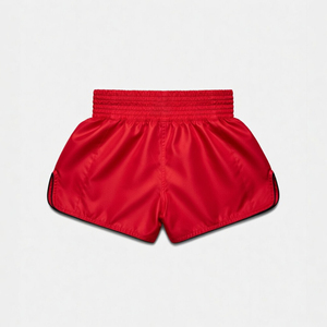 Pantalones Cortos de Muay Thai Rojos Personalizados con Logotipo, Pantalones Cortos de Lucha, Pantalones Cortos de Muay Thai - Product Image 2