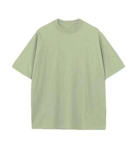 Camiseta de algodón grueso de marca privada para hombre, ropa urbana de marca privada - Product Image 4