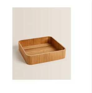 Caja de pañuelos de madera maciza para sala de estar, cajón simple de nogal negro, caja de pañuelos de madera - Product Image 1