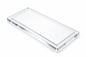 Custom CNC Machined Stepped Edge Glass Panel for Flush-Mounted Electronic Housings and Display Bezels - Product Image 2