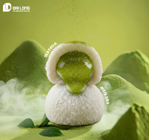 Mochi de Matcha DAI LONG con Relleno de Crema de Frutas y Cobertura de Coco para Desayunos, Meriendas y Fiestas - Product Image 2