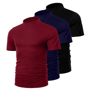 Camisetas de Cuello Redondo para Hombre, Color Sólido, Manga Corta, Personalizables, de la Más Alta Calidad, Estilo Moderno 2026 - Product Image 1