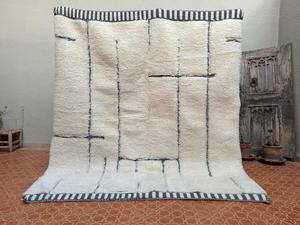 Tapis en laine moderne noué à la main de style marocain, prix d'usine personnalisable, pour intérieurs et maisons de luxe, fabriqué à la main en Inde - Product Image 6