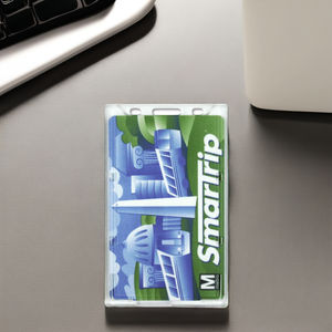 Porte-cartes vertical en plastique durable - Product Image 1