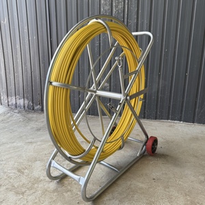 Carrete de <span class=keywords><strong>Fibra</strong></span> de Vidrio para Cableado Subterráneo, Herramienta para Tirar Cables de <span class=keywords><strong>Fibra</strong></span> Óptica en Conductos - Product Image 1
