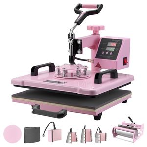 Pressa a Caldo 12 x 15 Pollici 8-1 per Trasferimento Termico, per Tumbler da 6-30 oz, Girevole a 360 Gradi per Stampa su Magliette - Product Image 1