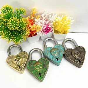 Anti-drill Durable Security Padlocks Skull Design Stainless Steel Padlock Custom Modern Pad <b>Lock</b> for Residential Building - Product Image 6