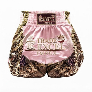 Pantalones Cortos de Muay Thai para Hombre Trade Excel Impex, Cintura Media, Color Sólido, Transpirables, Satinados, Ecológicos, de Secado Rápido, 100% Poliéster, Deportivos, MMA - Product Image 6