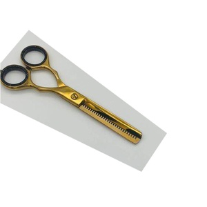 Chuyên Nghiệp Thép Không Gỉ Cắt Tóc Mỏng Kéo Với Lớp Phủ Titan Tùy Chỉnh Màu Sắc Tốt Nhất Bán - Product Image 3