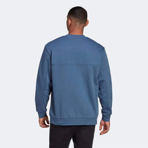 Sweat-shirt à col rond en polaire bicolore pour homme, doux, chaud, décontracté, à manches longues, avec poignets côtelés, vêtements d'hiver pour tous les jours - Product Image 2