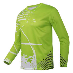 เสื้อเชิ้ตแขนยาวคุณภาพดี ระบายอากาศได้ดี ทรงเข้ารูป บริการดีเยี่ยม เสื้อซับลิเมชั่นผู้ชายแบบสั่งทำ โพลีเอสเตอร์ แห้งเร็ว เหมาะสำหรับใส่กลางแจ้ง - Product Image 1