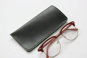 Genuine Leather Classic Luxury Handmade <b>Reading</b> <b>Glasses</b> Case Slim Fit Eyewear Protector Water Resistant Lightweight LGC-0172 - Product Image 4
