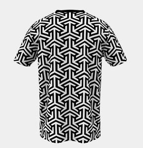 T-shirt à manches courtes personnalisé avec impression par sublimation couleur intégrale, confortable, écologique, séchage rapide, vêtements de sport - Product Image 2