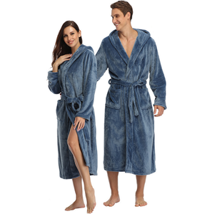 Albornoz de Lujo Personalizado OEM 2026 con Capucha para Hombre, Conjunto de Albornoz para Pareja con Muestra Gratis - Product Image 5