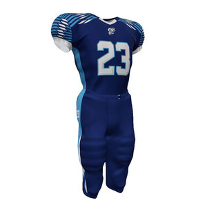 Uniforme de Fútbol Americano de Diseño Personalizado, Tela de Poliéster de Alta Calidad con Tecnología Avanzada de Control de Humedad - Product Image 1