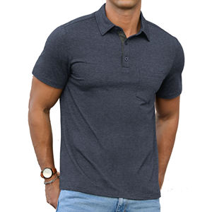 Camisetas Polo de Algodón 100% al por Mayor para Hombre, Tejido Grueso de 300 g/m², Ropa de Golf Transpirable, Camisetas Polo Bordadas para Hombre - Product Image 6
