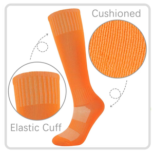Chaussettes de sport antidérapantes en nylon sur mesure avec support en laine mérinos, chaussettes de football/soccer personnalisées - Product Image 4