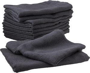 [Produits en gros] serviette raisonnable hirie, ankara Senshu fabriquée au japon 100% coton serviette pour le visage 34x90cm 300GSM bleu gris - Product Image 1