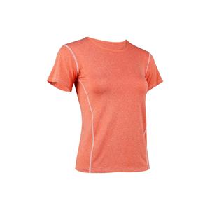 T-shirt de sport pour femme en mélange coton-élasthanne respirant à manches courtes, haut d'entraînement décontracté pour le fitness, export en gros - Product Image 2