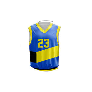 Uniforme de basket-ball 100% polyester, nouveau design, uniformes de basket-ball très vendus, vêtements de basket-ball pour enfants, séchage rapide - Product Image 4