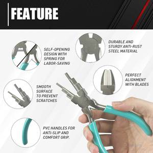 3 Piece Stainless Steel Jewelry <b>Pliers</b> <b>Set</b> Micro Jewelry Making Tools Kit for Bead Winding Wire Shaping DIY Crafts Jewelry - Product Image 6