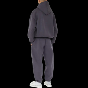 Survêtements Streetwear Homme Coupe Boxy Joggers Ample en Polaire Technique – Prix de Gros - Product Image 2