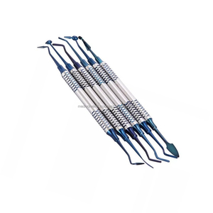 Ensemble d'instruments dentaires en acier inoxydable composite Medivolve, outils de remplissage en plastique, 6 pièces, certifiés CE - Product Image 2