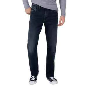 Jeans en denim décontractés pour hommes, coupe classique, confortables, respirants, tissu doux, durables, pour un usage quotidien, fabrication en gros - Product Image 3