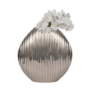 Vase de table moderne de luxe en métal craquelé, support de centre de table pour décoration intérieure de mariage, vente en gros - Product Image 4