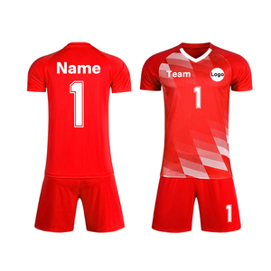 Uniforme de Fútbol Ligero de Manga Corta con Color y Talla Personalizados, Nuevo Diseño de Camiseta y Pantalones Cortos de Fútbol con Servicio OEM - Product Image 1