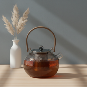 Tetera de BOROSILICATO de Calidad Premium 3306380-0.75 con Tapa de Acero Inoxidable y Colador - Product Image 2