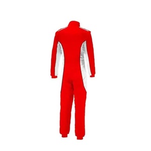 Combinaison de course pour homme en polyester/nylon rouge à manches longues, colorée, respirante, à séchage rapide, imperméable, toutes saisons, nom d'équipe personnalisé - Product Image 3