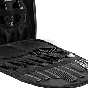 Mochila de Viaje para Barbería con Bandeja Desmontable, Divisores Ajustables, Gran Capacidad, Diseño que Ahorra Espacio, Minimalista, Rectangular, de Poliéster - Product Image 5