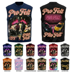 Breathable Sustain Custom Printed Sleeveless Tank Top Men Streetwear Custom Graphic Hip Hop Fashion Casual Summer Shirt - Product Image 1