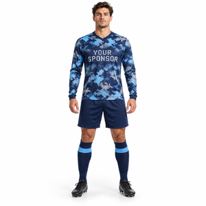 Uniforme de Fútbol Personalizado para Jóvenes, Conjunto de Camiseta y Pantalones Cortos de Fútbol para Niños, Ropa Deportiva Transpirable al por Mayor - Product Image 1