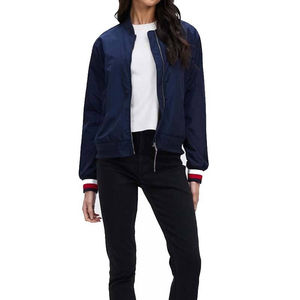 Best Style Best Design Women's <b>Quilted</b> Bomber Jacket High Quality 100% Polyester Shell Breathable Crocheted Sheep Skin Printed - Product Image 4