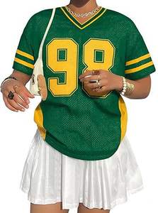 Vêtements de football américain, maillot de football, uniformes, vêtements de sport, impression numérique, ensembles unisexes pour femmes - Product Image 4