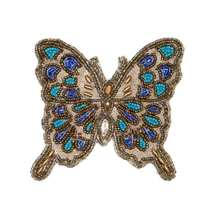 Handcrafted <b>Beaded</b> <b>Coaster</b> Butterfly Shaped Embroidered <b>Coaster</b> for Wedding Christmas Party Custom Color at Low Price - Product Image 3