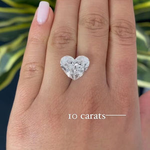Diamantes Sueltos Sintéticos HPHT CVD con Corte Corazón de Lujo, de 1-8 Quilates, Certificados por IGI, Claridad VS, en Oferta - Product Image 3