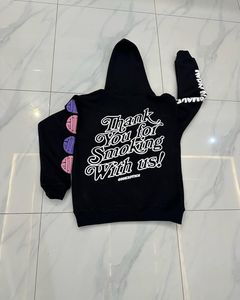 Stylish Unisex Pullover Streetwear <b>Fleece</b> Screen Print Sweatshirt Wholesale Custom Color <b>Black</b> Hoodie 2026 - Product Image 5