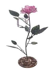 Handmade Iron Art Decor <b>Wall</b> <b>Mount</b> Flower Pot for Home Office and <b>Dining</b> Room <b>Table</b> Decor Outdoor Use - Product Image 3