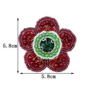 กระเป๋าปักลูกปัดพร้อมเสน่ห์มีพู่ประดับลูกปัดปรับแต่งได้ดีไซน์สวย - Product Image 3