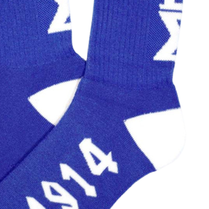 Phi Beta Sigma Royal Blue Crew <b>Socks</b> 1914 Fraternity Knit Athletic Comfortable Stretch Everyday Wear - Product Image 6