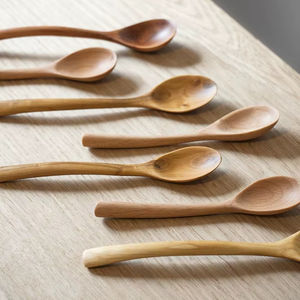 Cuchara de Bambú Desechable Ecológica y Moderna de 10 cm, Tamaño Pequeño, Estilo Americano, Alta Calidad, para Helados y Fiestas - Product Image 4