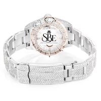 Montre à mouvement à quartz en acier inoxydable sertie de diamants, édition limitée, la plus vendue, pour les cadeaux d'entreprise et les programmes de reconnaissance des cadres