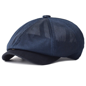 OEM Mesh Breathable Ivy Hat Button Top Newsboy Baker <b>Boy</b> Flat <b>Cap</b> Unisex Summer Outdoor Adult Custom Color Logo - Product Image 2