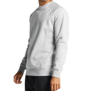 Meilleures ventes Sweatshirts pour hommes lourds hiver de haute qualité col rond Vintage décontracté solide Jersey poche avant à capuche - Product Image 5