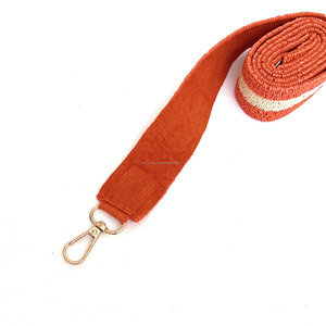 Cinturón Artesanal Vintage de Cuentas de Semillas Naranja, Ecológico, para Asa de Bolso Cruzado, Resistente al Agua, Portátil, con Rayas - Product Image 2