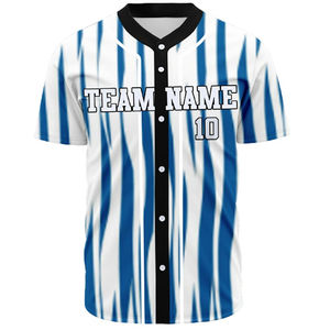 Maillot de baseball respirant pour hommes avec coutures durables et impression personnalisée du logo de l'équipe pour les équipes professionnelles - Product Image 3